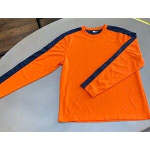 SALE Gap Orange and Blue Illini UofI Colors Atheletic Fit Long Sleeve L (U of I)